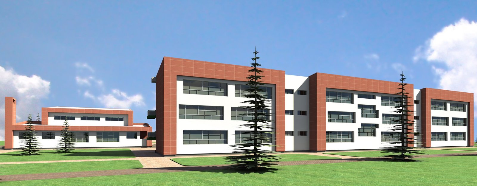 Construction of the High School in Vushtrri