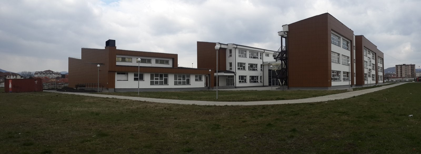 Construction of the High School in Vushtrri